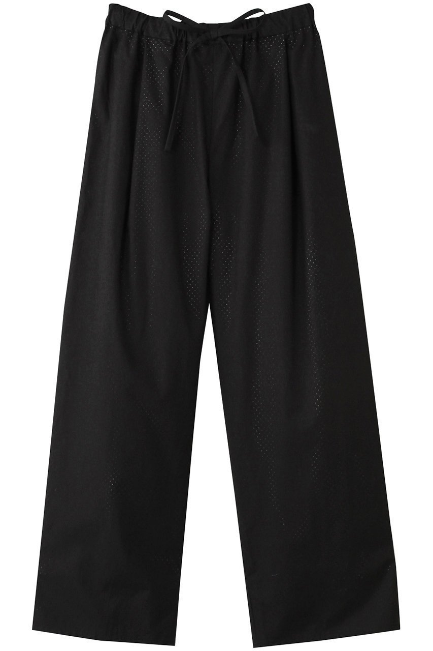 【ミズイロ インド/mizuiro ind】のperforated easy PT パンツ インテリア・キッズ・メンズ・レディースファッション・服の通販 founy(ファニー) ファッション Fashion レディースファッション Fashion for Women パンツ Pants & Trousers シンプル Simple, Minimal ドット Polka Dot, Dot Pattern ワイド Wide, Wide Fit black|ID: prp329100004308205 ipo3291000000033937756