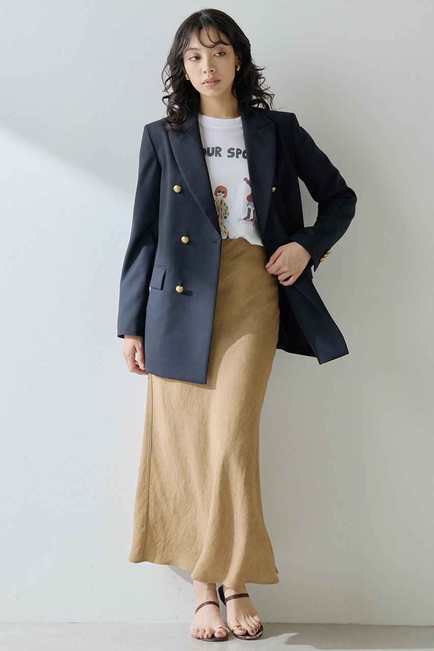 【ウィムガゼット/Whim Gazette】のダブルジャケット 人気、トレンドファッション・服の通販 founy(ファニー) 　ファッション　Fashion　レディースファッション　Fashion for Women　アウター　Coat / Outerwear Collection　レディースジャケット・軽アウター　Jackets　オックス　Oxford Fabric　クラシカル　Classical, Vintage-Inspired　クラシック　Classic, Timeless Style　ジャケット　Jacket, Outerwear　ストライプ　Stripe, Striped Pattern　ダブル　Double, Double-Breasted　モダン　Modern, Contemporary　リップ　Lip, Lip Motif　エレガント 上品　Elegant　other-2|ID: prp329100004308207 ipo3291000000035795704