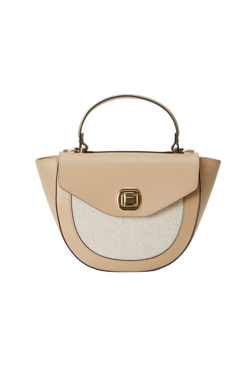 【アナイ/ANAYI】のコンビフラップハンドバッグ インテリア・キッズ・メンズ・レディースファッション・服の通販 founy(ファニー) 　ファッション　Fashion　レディースファッション　Fashion for Women　バッグ　Bags　スリット　Slit, Slit Detail　ポケット　Pocket, Pocket Detail　エレガント 上品　Elegant　再入荷　Restock / Back in Stock　ベージュ|ID: prp329100004308210 ipo3291000000035053478