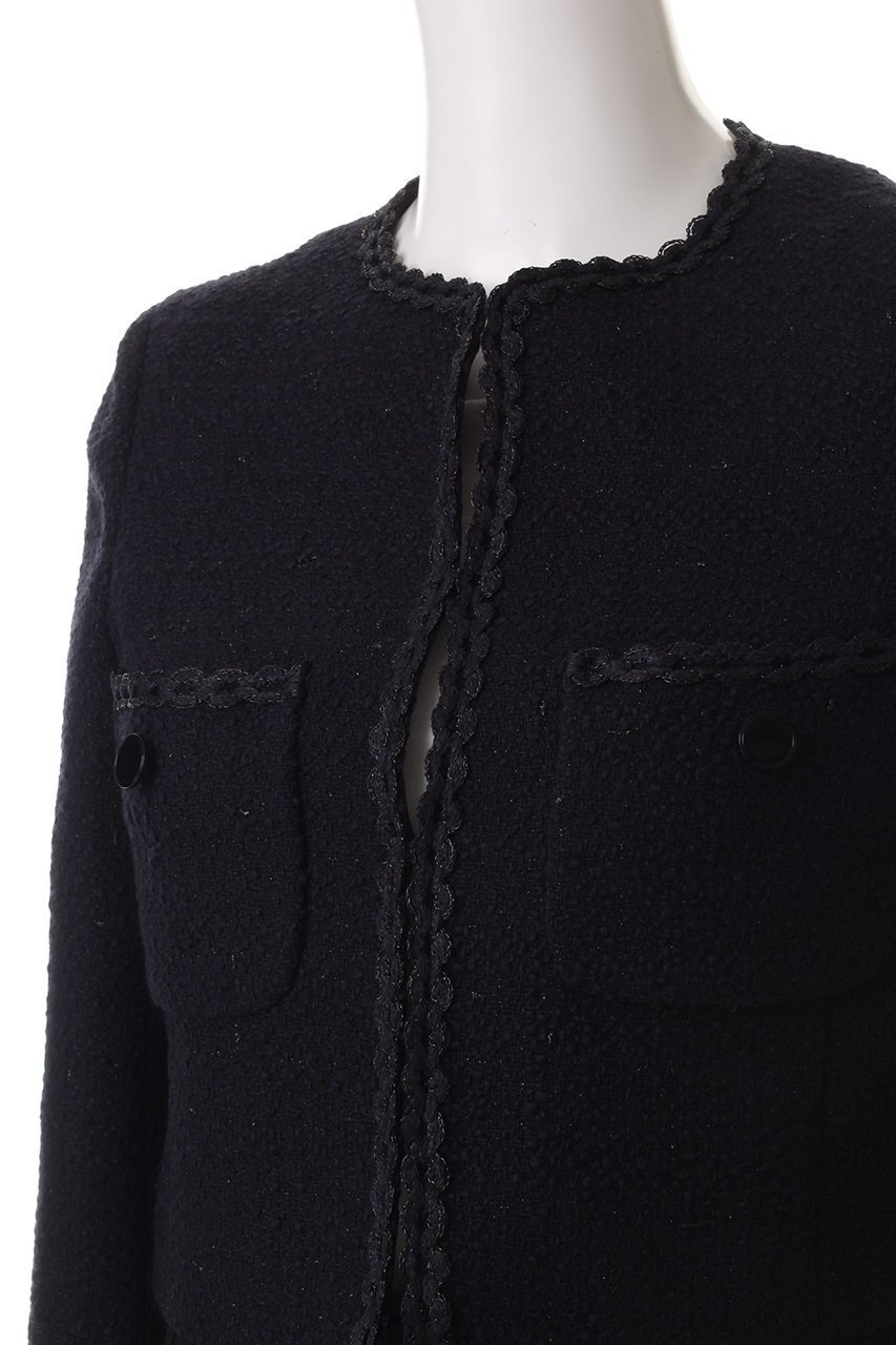 【アナイ/ANAYI】のラメスラブツィードショートジャケット 人気、トレンドファッション・服の通販 founy(ファニー) 　ファッション　Fashion　レディースファッション　Fashion for Women　アウター　Coat / Outerwear Collection　レディースジャケット・軽アウター　Jackets　おすすめ　Recommended / Our Picks　イタリア　Italy　ショート　Short, Short Length　シルバー　Silver, Metallic Silver　ジャケット　Jacket, Outerwear　セットアップ　Set-Up, Coordinated Outfit　ツイード　Twill, Twill Weave　パーティ　Party, Party Style　ランダム　Random, Irregular　無地　Plain, Solid Color　other-5|ID: prp329100004308218 ipo3291000000032932836