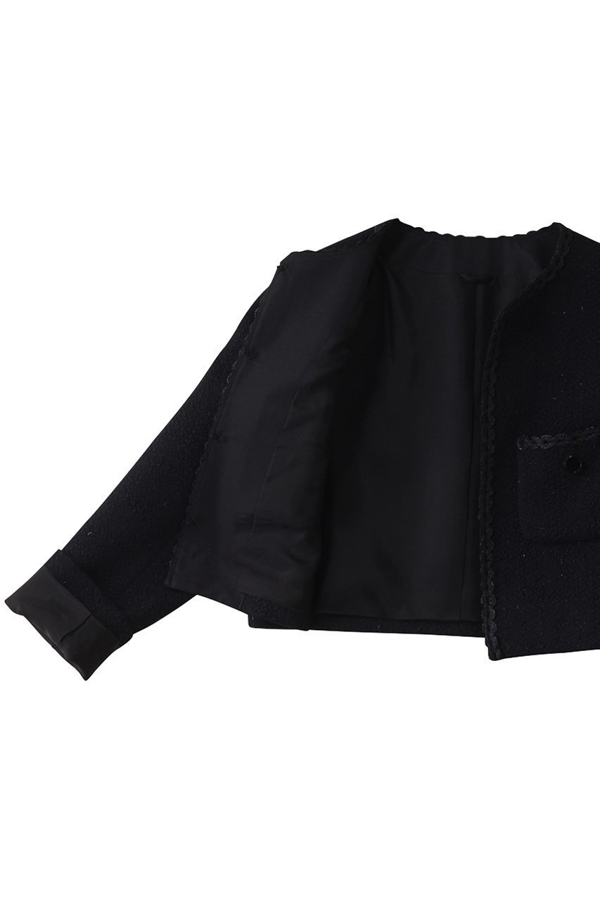 【アナイ/ANAYI】のラメスラブツィードショートジャケット 人気、トレンドファッション・服の通販 founy(ファニー) 　ファッション　Fashion　レディースファッション　Fashion for Women　アウター　Coat / Outerwear Collection　レディースジャケット・軽アウター　Jackets　おすすめ　Recommended / Our Picks　イタリア　Italy　ショート　Short, Short Length　シルバー　Silver, Metallic Silver　ジャケット　Jacket, Outerwear　セットアップ　Set-Up, Coordinated Outfit　ツイード　Twill, Twill Weave　パーティ　Party, Party Style　ランダム　Random, Irregular　無地　Plain, Solid Color　other-6|ID: prp329100004308218 ipo3291000000032932846