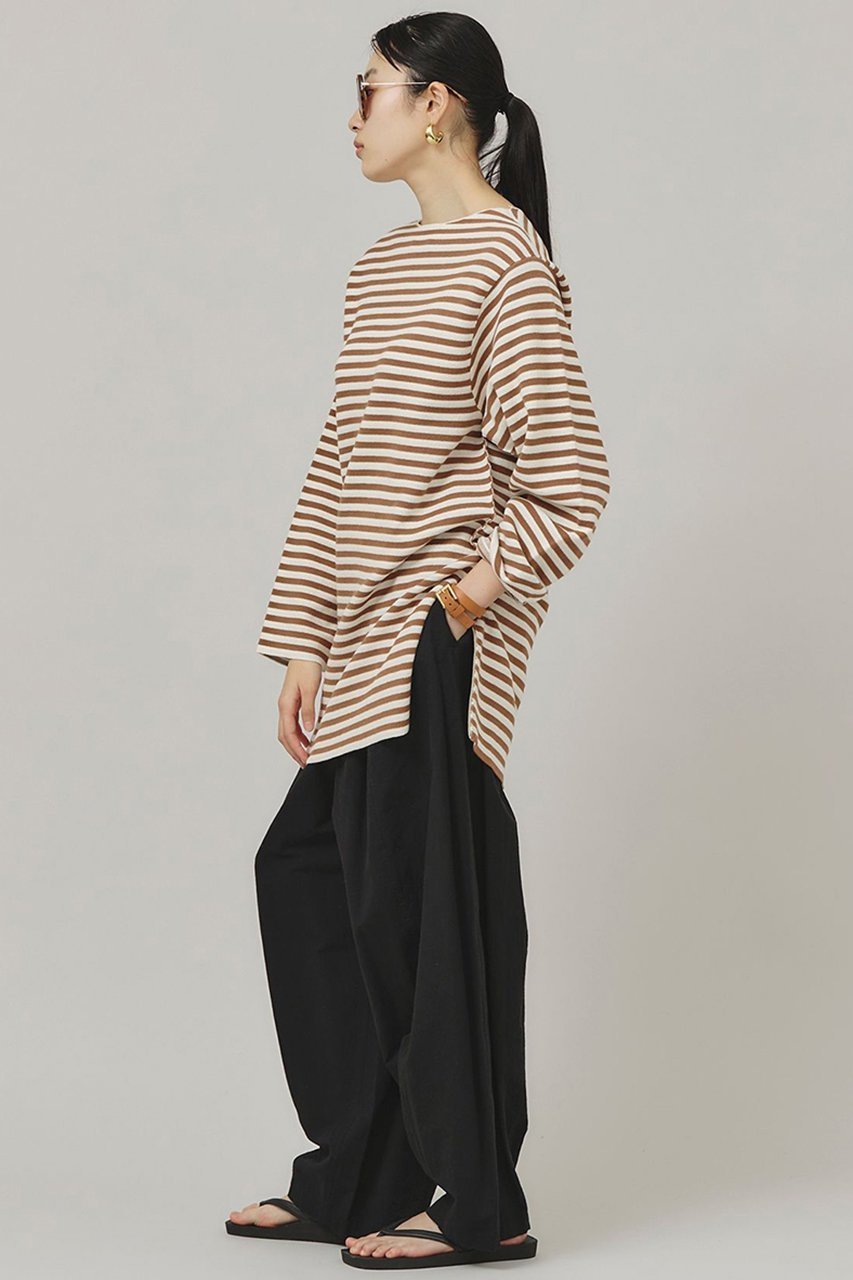 【カレンソロジー/Curensology】のサイドジップボーダーニットプルオーバー 人気、トレンドファッション・服の通販 founy(ファニー) 　ファッション　Fashion　レディースファッション　Ladies' Fashion Online　トップス・カットソー　Tops/Tshirt　ニット　Knit Tops　プルオーバー　Pullover　イレギュラー　Irregular　バランス　Balance　ベーシック　Basic　ボーダー　Border　エレガント 上品　Elegant　再入荷　Restock/Back In Stock/Re Arrival　other-8|ID: prp329100004308223 ipo3291000000032613240