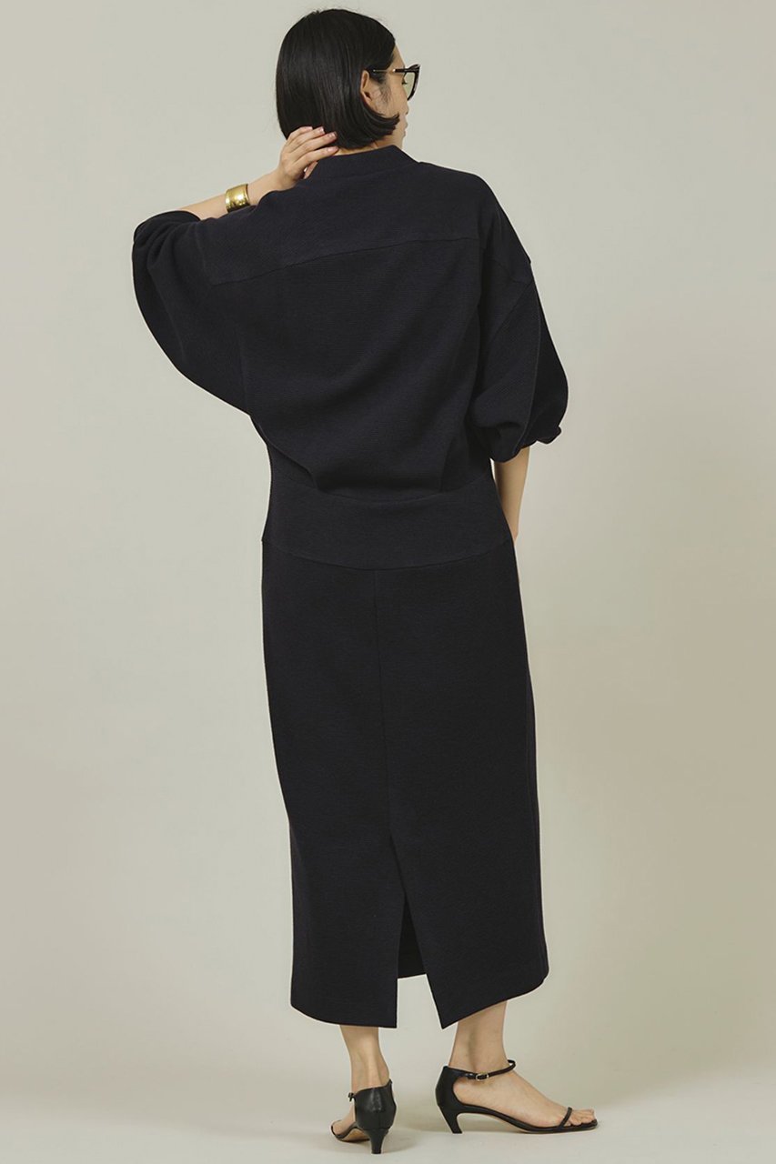 【カレンソロジー/Curensology】のワッフルジャージワンピース 人気、トレンドファッション・服の通販 founy(ファニー) 　ファッション　Fashion　レディースファッション　Ladies' Fashion Online　ワンピース　Dress　チュニック　Tunic　エレガント 上品　Elegant　シンプル　Simple　ジャージー　Jersey　ストレッチ　Stretch　ストレート　Straight　スリット　Slit　チュニック　Tunic　フロント　Front　ミックス　Mix　ロング　Long　ワッフル　Waffle　再入荷　Restock/Back In Stock/Re Arrival　other-4|ID: prp329100004308224 ipo3291000000032613246