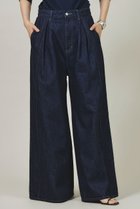 【カレンソロジー/Curensology】のタックデニムパンツ インディゴ|ID: prp329100004308231 ipo3291000000032613253