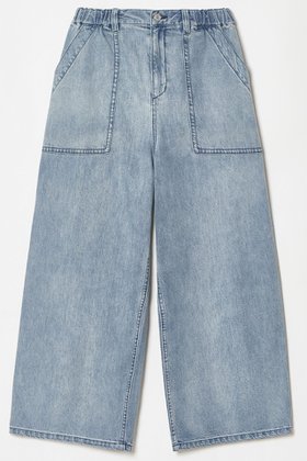 【ハウス オブ ロータス/HOUSE OF LOTUS】の9オンスデニムベイカーパンツ 人気、トレンドファッション・服の通販 founy(ファニー) ファッション Fashion レディースファッション Fashion for Women パンツ Pants & Trousers デニムパンツ・ジーンズ・美脚デニム Denim Jeans & Pants ストレート Straight, Straight Cut デニム Denim, Jeans Material ドレープ Drape, Draping Fabric パッチ Patch, Appliqué ブリーチ Bleach, Washed Finish ポケット Pocket, Pocket Detail リラックス Relax, Relaxed Fit |ID:prp329100004308233