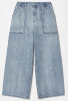 【ハウス オブ ロータス/HOUSE OF LOTUS】の9オンスデニムベイカーパンツ 人気、トレンドファッション・服の通販 founy(ファニー) ファッション Fashion レディースファッション Fashion for Women パンツ Pants & Trousers デニムパンツ・ジーンズ・美脚デニム Denim Jeans & Pants ストレート Straight, Straight Cut デニム Denim, Jeans Material ドレープ Drape, Draping Fabric パッチ Patch, Appliqué ブリーチ Bleach, Washed Finish ポケット Pocket, Pocket Detail リラックス Relax, Relaxed Fit |ID:prp329100004308233