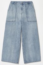 【ハウス オブ ロータス/HOUSE OF LOTUS】の9オンスデニムベイカーパンツ 人気、トレンドファッション・服の通販 founy(ファニー) ファッション Fashion レディースファッション Fashion for Women パンツ Pants & Trousers デニムパンツ・ジーンズ・美脚デニム Denim Jeans & Pants ストレート Straight, Straight Cut デニム Denim, Jeans Material ドレープ Drape, Draping Fabric パッチ Patch, Appliqué ブリーチ Bleach, Washed Finish ポケット Pocket, Pocket Detail リラックス Relax, Relaxed Fit thumbnail サックス|ID: prp329100004308233 ipo3291000000032756703