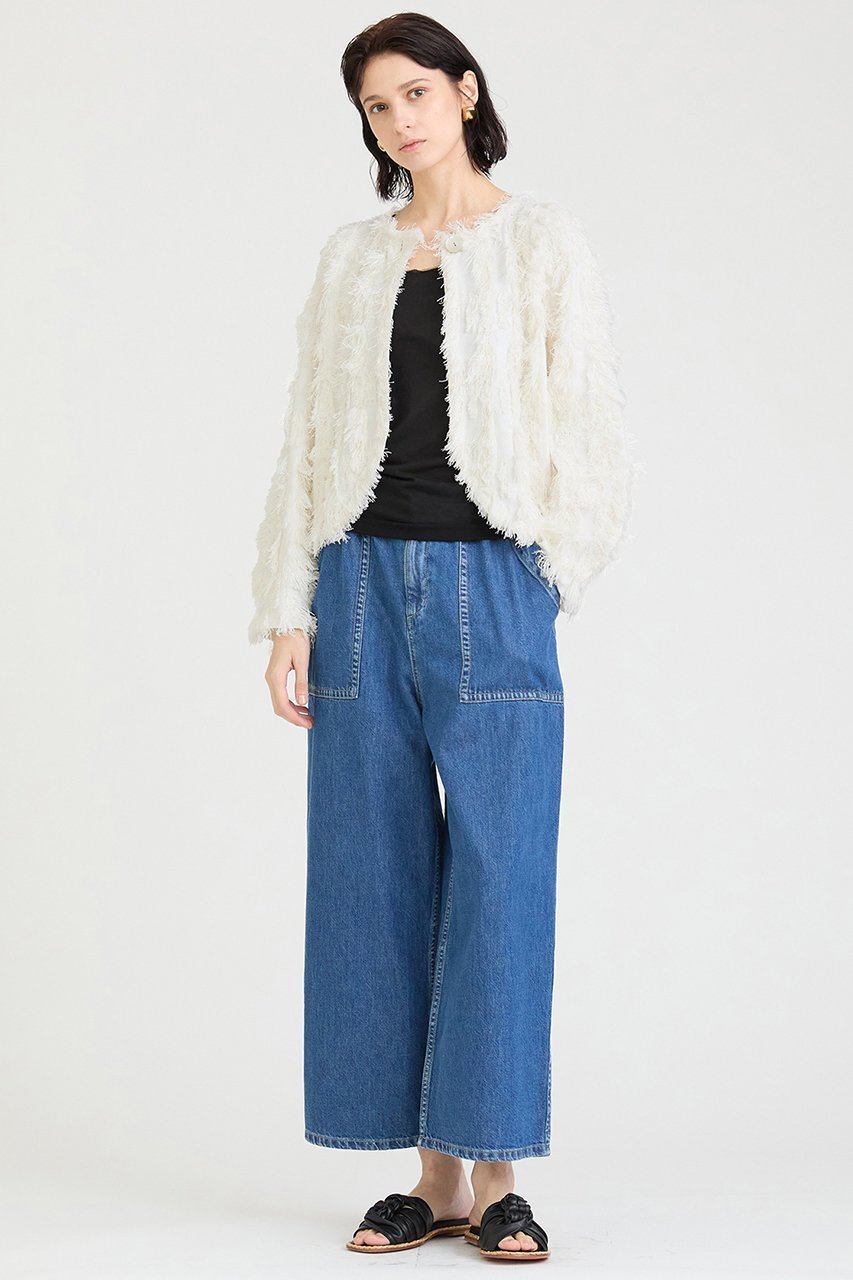 【ハウス オブ ロータス/HOUSE OF LOTUS】の9オンスデニムベイカーパンツ 人気、トレンドファッション・服の通販 founy(ファニー) 　ファッション　Fashion　レディースファッション　Fashion for Women　パンツ　Pants & Trousers　デニムパンツ・ジーンズ・美脚デニム　Denim Jeans & Pants　ストレート　Straight, Straight Cut　デニム　Denim, Jeans Material　ドレープ　Drape, Draping Fabric　パッチ　Patch, Appliqué　ブリーチ　Bleach, Washed Finish　ポケット　Pocket, Pocket Detail　リラックス　Relax, Relaxed Fit　other-3|ID: prp329100004308233 ipo3291000000032756706