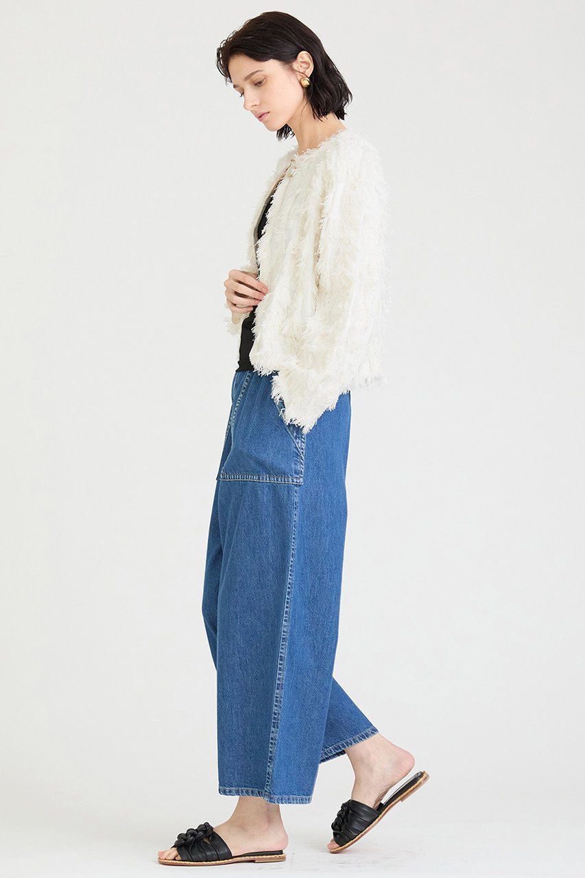 【ハウス オブ ロータス/HOUSE OF LOTUS】の9オンスデニムベイカーパンツ 人気、トレンドファッション・服の通販 founy(ファニー) 　ファッション　Fashion　レディースファッション　Fashion for Women　パンツ　Pants & Trousers　デニムパンツ・ジーンズ・美脚デニム　Denim Jeans & Pants　ストレート　Straight, Straight Cut　デニム　Denim, Jeans Material　ドレープ　Drape, Draping Fabric　パッチ　Patch, Appliqué　ブリーチ　Bleach, Washed Finish　ポケット　Pocket, Pocket Detail　リラックス　Relax, Relaxed Fit　other-4|ID: prp329100004308233 ipo3291000000032756707