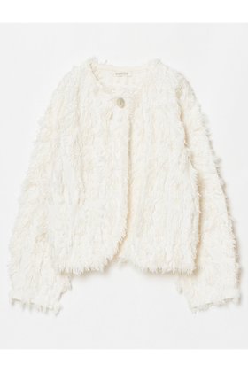 【ハウス オブ ロータス/HOUSE OF LOTUS】のカットジャカードカーディガン 人気、トレンドファッション・服の通販 founy(ファニー) ファッション Fashion レディースファッション Fashion for Women トップス・カットソー Cut & Sew Tops ニット Knit Tops & Sweaters カーディガン・羽織り Layered Style Cardigans カーディガン Cardigan, Knitwear ジャカード/ジャガード Jacquard, Woven Pattern ストレッチ Stretch, Stretchy Fabric |ID:prp329100004308234