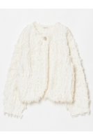 【ハウス オブ ロータス/HOUSE OF LOTUS】のカットジャカードカーディガン 人気、トレンドファッション・服の通販 founy(ファニー) ファッション Fashion レディースファッション Fashion for Women トップス・カットソー Cut & Sew Tops ニット Knit Tops & Sweaters カーディガン・羽織り Layered Style Cardigans カーディガン Cardigan, Knitwear ジャカード／ジャガード Jacquard, Woven Pattern ストレッチ Stretch, Stretchy Fabric |ID:prp329100004308234