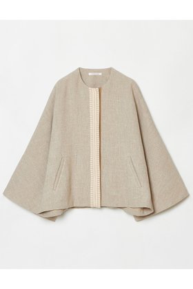 【ハウス オブ ロータス/HOUSE OF LOTUS】のコードエンブロイダリードルマンスリーブコート 人気、トレンドファッション・服の通販 founy(ファニー) ファッション Fashion レディースファッション Fashion for Women アウター Coat / Outerwear Collection コート・ロングコート・ピーコート Long Coats, Peacoats & More イタリア Italy カーディガン Cardigan, Knitwear ショート Short, Short Length ジャケット Jacket, Outerwear タンブラー Tumbler, Travel Mug フロント Front, Front Design 春 Spring |ID:prp329100004308239