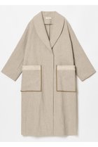 【ハウス オブ ロータス/HOUSE OF LOTUS】のコードエンブロイダリーショールカラーコート 人気、トレンドファッション・服の通販 founy(ファニー) ファッション Fashion レディースファッション Fashion for Women アウター Coat / Outerwear Collection コート・ロングコート・ピーコート Long Coats, Peacoats & More イタリア Italy エレガント 上品 Elegant ショール Shawl, Wrap タンブラー Tumbler, Travel Mug ポケット Pocket, Pocket Detail ロング Long, Long-Length thumbnail ベージュ|ID: prp329100004308240 ipo3291000000035689812