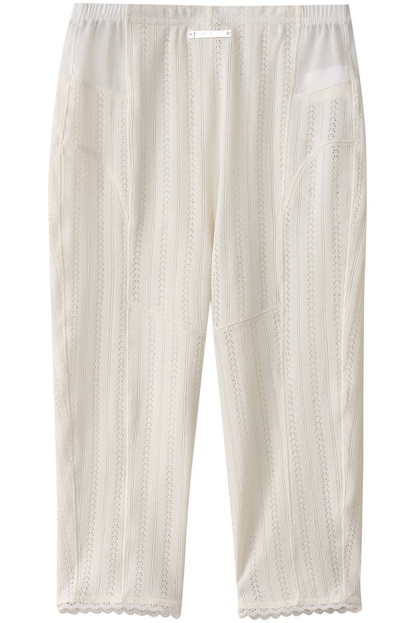 【プランク プロジェクト/PRANK PROJECT】のカプリショーツ / Capri Shorts インテリア・キッズ・メンズ・レディースファッション・服の通販 founy(ファニー) 　ファッション　Fashion　レディースファッション　Fashion for Women　パンツ　Pants & Trousers　ショートパンツ・ハーフパンツ　High-Waisted & Relaxed Shorts　ショート　Short, Short Length　ジャケット　Jacket, Outerwear　バランス　Balance, Style Balance　パターン　Pattern, Design Print　ベロア　Velour, Soft Velvet　メッシュ　Mesh, Net Fabric　レース　Lace, Lace Fabric　WHT(ホワイト)|ID: prp329100004308248 ipo3291000000035055672