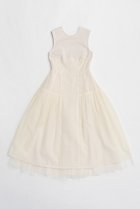 【プランク プロジェクト/PRANK PROJECT】のチュールレイヤードパネルドレス / Tulle layered panel dress WHT(ホワイト)|ID: prp329100004308249 ipo3291000000032887899