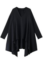 【ル フィル/LE PHIL】の2WAYツイルイレギュラーヘムブラウス 人気、トレンドファッション・服の通販 founy(ファニー) ファッション Fashion レディースファッション Fashion for Women トップス・カットソー Cut & Sew Tops シャツ・ブラウス・オフィスカジュアル Elegant Blouses & Button-Ups イレギュラーヘム Irregular Hem コンパクト Compact, Small Size ストレッチ Stretch, Stretchy Fabric スリーブ Sleeve, Long Sleeve / Short Sleeve ツイル Twist, Twisted Detail ドレープ Drape, Draping Fabric ミックス Mix, Mixed Style ロング Long, Long-Length エレガント 上品 Elegant ビジネス 仕事 通勤 Business / Work / Commuting thumbnail ネイビー|ID: prp329100004308252 ipo3291000000032879967