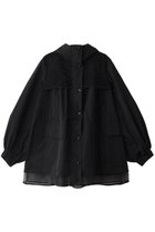 【デザイン ワークス/DESIGN WORKS】のBEAUVET ブライトタフタ×レースブルゾン ブラック|ID: prp329100004309695 ipo3291000000032967214