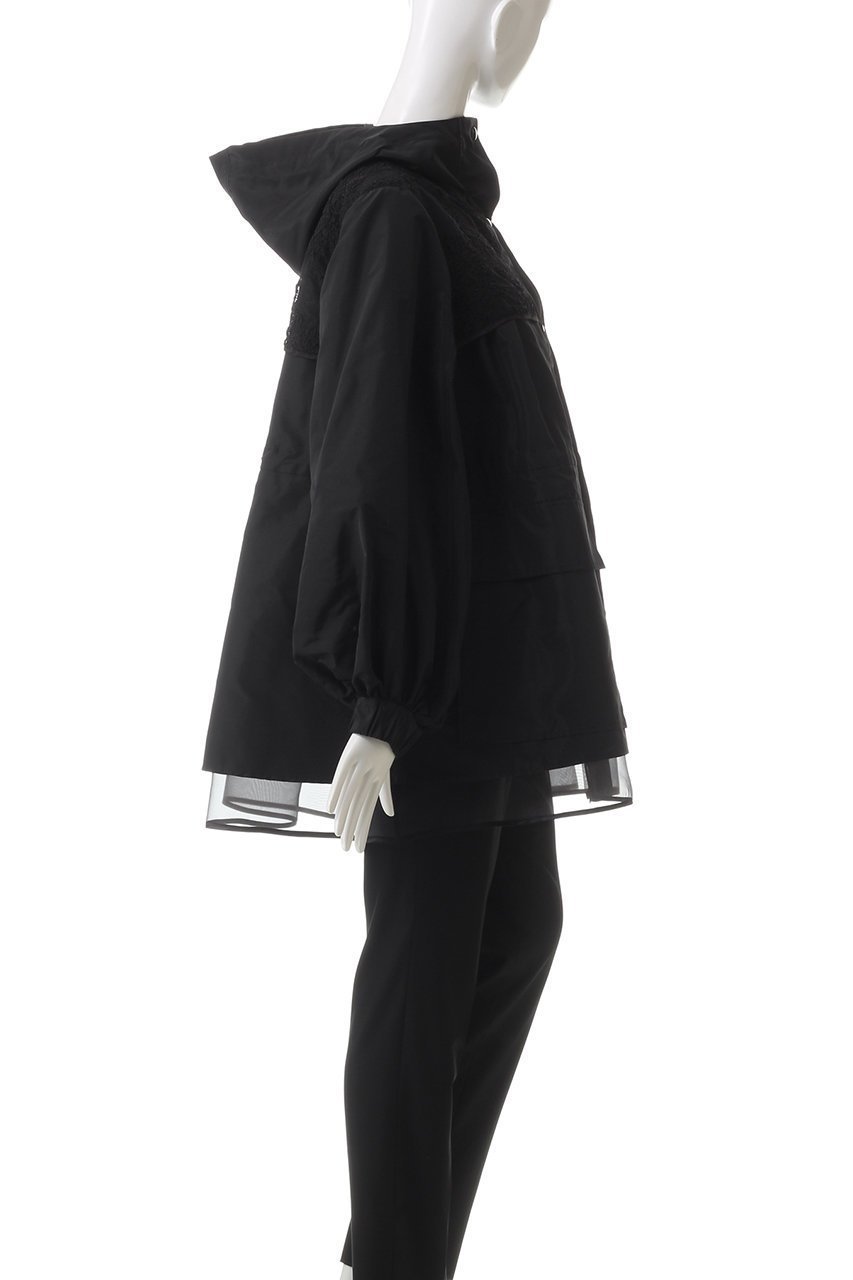 【デザイン ワークス/DESIGN WORKS】のBEAUVET ブライトタフタ×レースブルゾン 人気、トレンドファッション・服の通販 founy(ファニー) 　ファッション　Fashion　レディースファッション　Fashion for Women　アウター　Coat / Outerwear Collection　レディースジャケット・軽アウター　Jackets　ブルゾンジャケット・スポーティアウター　Blouson Jackets　オーガンジー　Organza Fabric　コンビ　Combo, Combination Style　ジャケット　Jacket, Outerwear　タフタ　Taffeta, Structured Fabric　ブルゾン　Blouson, Bomber Jacket　レース　Lace, Lace Fabric　エレガント 上品　Elegant　定番　Standard, Basic Item　無地　Plain, Solid Color　other-3|ID: prp329100004309695 ipo3291000000034956217