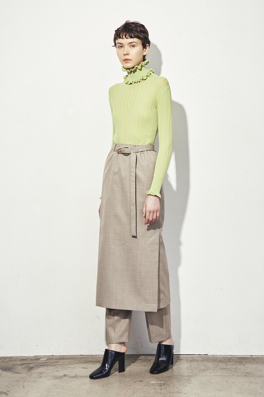 【ニアー ニッポン/near.nippon】のウールリブ フリルスヌード付き プルオーバー 人気、トレンドファッション・服の通販 founy(ファニー) 　ファッション　Fashion　レディースファッション　Fashion for Women　トップス・カットソー　Cut & Sew Tops　ニット　Knit Tops & Sweaters　カジュアルプルオーバー・ニットトップス　Pullovers & Knit Tops / Casual Pullovers　ジャケット　Jacket, Outerwear　スヌード　Snood, Infinity Scarf　フィット　Fit, Slim Fit　other-8|ID: prp329100004309696 ipo3291000000034957222