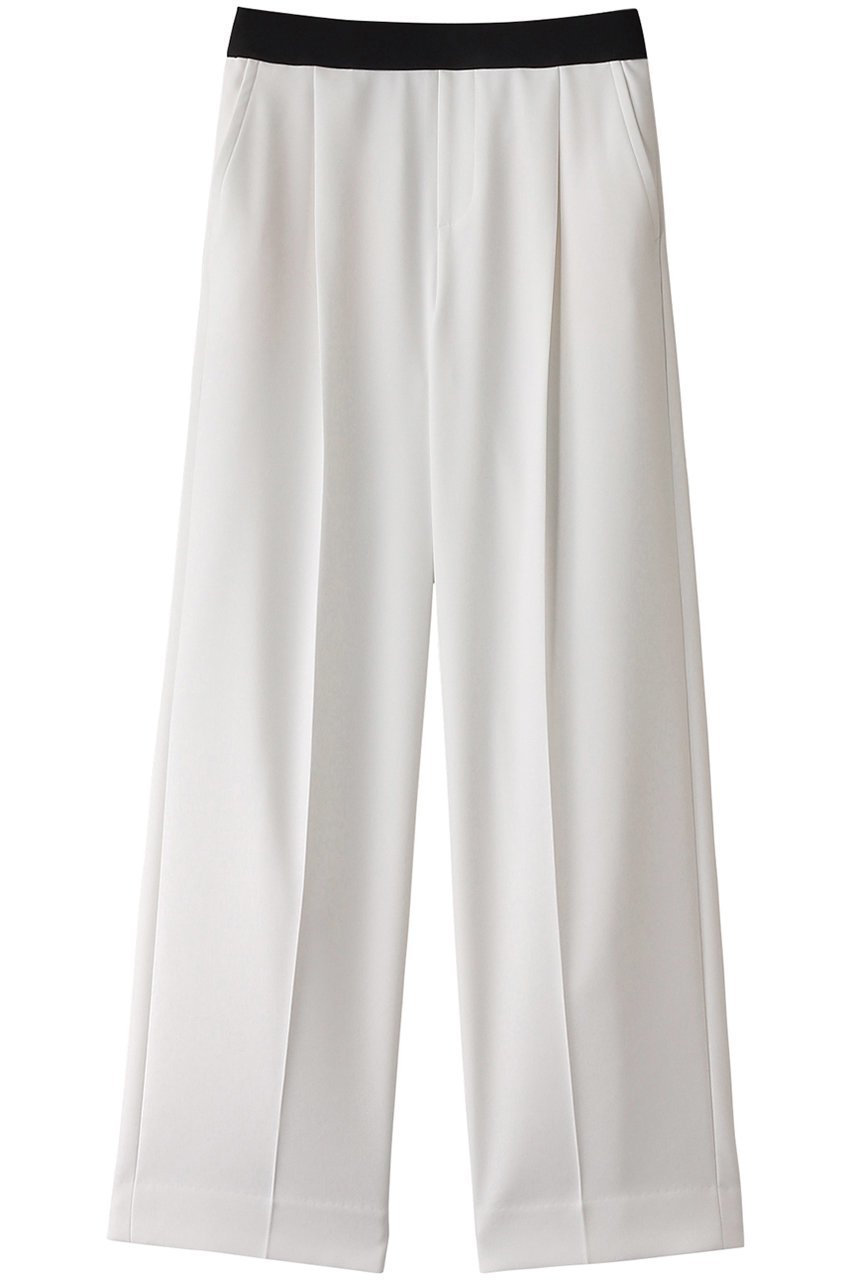 【エムフィル/M Fil】のトリアセ ボディシェル ワンタック ワイドイージートラウザーズ インテリア・キッズ・メンズ・レディースファッション・服の通販 founy(ファニー) 　ファッション　Fashion　レディースファッション　Fashion for Women　パンツ　Pants & Trousers　シンプル　Simple, Minimal　ストレート　Straight, Straight Cut　エレガント 上品　Elegant　オフホワイト|ID: prp329100004309697 ipo3291000000036003774