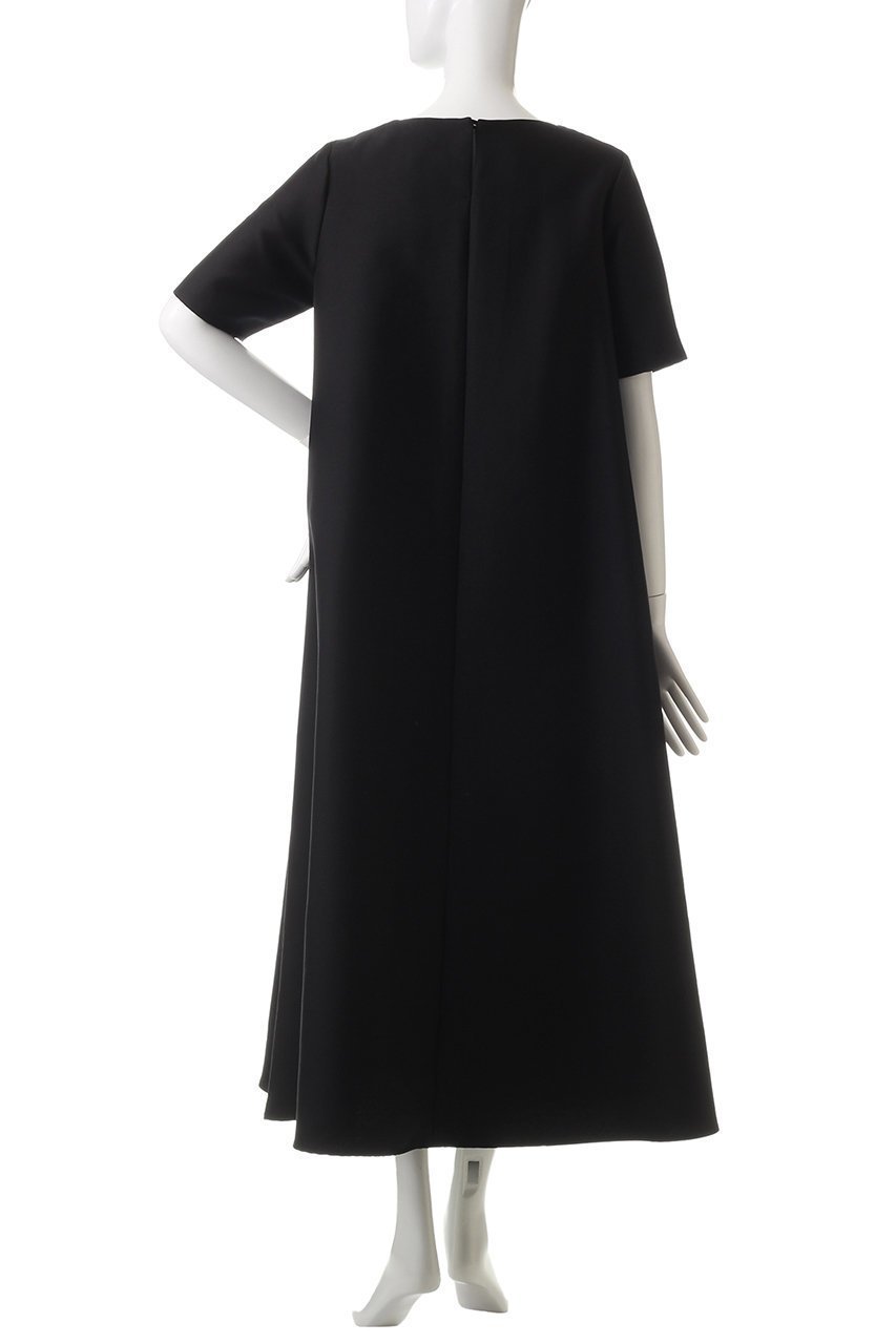 【エムフィル/M Fil】のBubbly ダブルクロス ボートネック フレア ワンピース 人気、トレンドファッション・服の通販 founy(ファニー) 　ファッション　Fashion　レディースファッション　Fashion for Women　ワンピース　Dresses　チュニック　Tunic Tops & Dresses　ダブル　Double, Double-Breasted　チュニック　Tunic, Long Top　パーティ　Party, Party Style　フレア　Flare, Flared　ロング　Long, Long-Length　エレガント 上品　Elegant　other-4|ID: prp329100004309702 ipo3291000000032886955