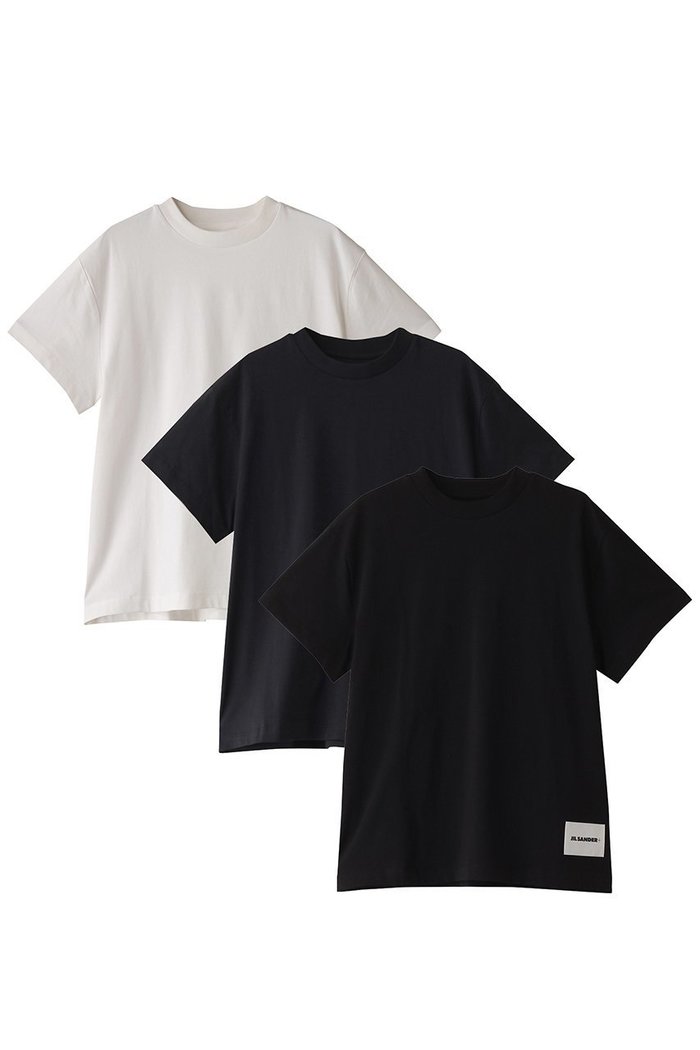 【ジル サンダー/JIL SANDER】の【JIL SANDER+】3パックTシャツ/ショートスリーブセット インテリア・キッズ・メンズ・レディースファッション・服の通販 founy(ファニー) https://founy.com/ ファッション Fashion レディースファッション WOMEN トップス・カットソー Tops/Tshirt シャツ/ブラウス Shirts/Blouses ロング / Tシャツ T-Shirts カットソー Cut and Sewn 2025年 2025 A/W・秋冬 Aw・Autumn/Winter・Fw・Fall-Winter S/S・春夏 Ss・Spring/Summer ショート Short シンプル Simple スリーブ Sleeve 夏 Summer 春 Spring |ID: prp329100004309704 ipo3291000000029885463