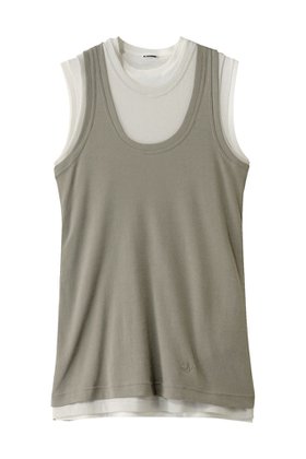 【ジル サンダー/JIL SANDER】の【JIL SANDER+】KIT レイヤードタンクトップ 人気、トレンドファッション・服の通販 founy(ファニー) ファッション Fashion レディースファッション Fashion for Women トップス・カットソー Cut & Sew Tops キャミソール&ノースリーブ Camisoles & Sleeveless Tops シャツ・ブラウス・オフィスカジュアル Elegant Blouses & Button-Ups ロングTシャツ・Tシャツ Longline T-Shirts & Tees カットソー・ベーシックTシャツ Cut-and-Sewn Tops / Stretch Tees & Basics キャミソール Camisole, Spaghetti Strap Top シンプル Simple, Minimal タンク Tank Top, Sleeveless Top ベーシック Basic, Essential |ID:prp329100004309705