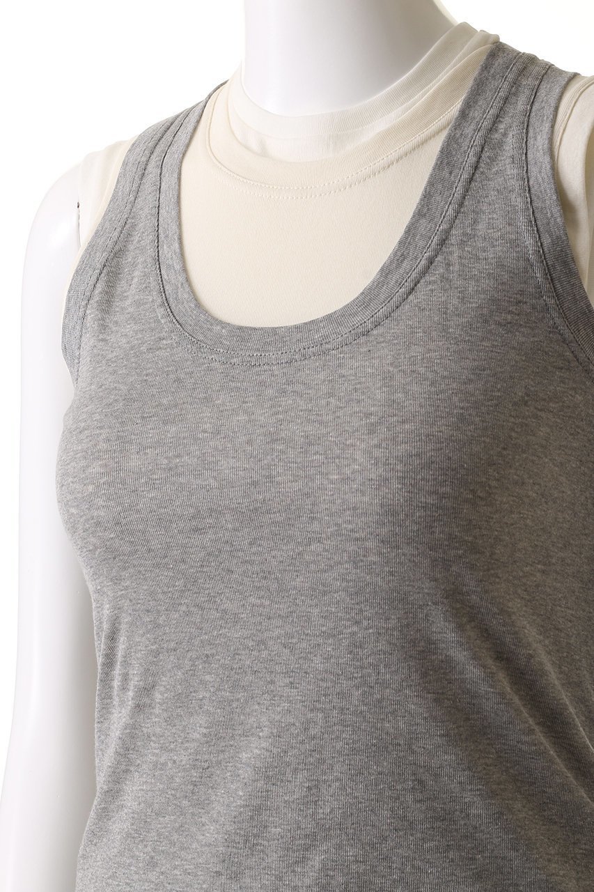 【ジル サンダー/JIL SANDER】の【JIL SANDER+】KIT レイヤードタンクトップ 人気、トレンドファッション・服の通販 founy(ファニー) ファッション Fashion レディースファッション Fashion for Women トップス・カットソー Cut & Sew Tops キャミソール&ノースリーブ Camisoles & Sleeveless Tops シャツ・ブラウス・オフィスカジュアル Elegant Blouses & Button-Ups ロングTシャツ・Tシャツ Longline T-Shirts & Tees カットソー・ベーシックTシャツ Cut-and-Sewn Tops / Stretch Tees & Basics キャミソール Camisole, Spaghetti Strap Top シンプル Simple, Minimal タンク Tank Top, Sleeveless Top ベーシック Basic, Essential other-5|ID: prp329100004309705 ipo3291000000032796460