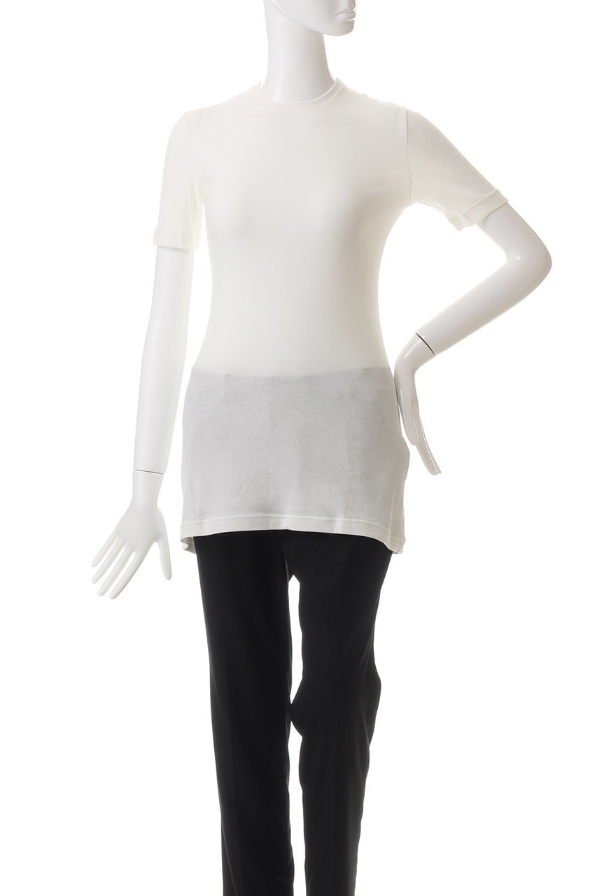 【ジル サンダー/JIL SANDER】の【JIL SANDER+】KIT レイヤード ロングスリーブTシャツ 人気、トレンドファッション・服の通販 founy(ファニー) 　ファッション　Fashion　レディースファッション　Fashion for Women　トップス・カットソー　Cut & Sew Tops　シャツ・ブラウス・オフィスカジュアル　Elegant Blouses & Button-Ups　ロングTシャツ・Tシャツ　Longline T-Shirts & Tees　カットソー・ベーシックTシャツ　Cut-and-Sewn Tops / Stretch Tees & Basics　コンパクト　Compact, Small Size　ショート　Short, Short Length　シンプル　Simple, Minimal　スリーブ　Sleeve, Long Sleeve / Short Sleeve　フィット　Fit, Slim Fit　ボトム　Bottoms, Lower Wear　ロング　Long, Long-Length　other-8|ID: prp329100004309706 ipo3291000000034544472