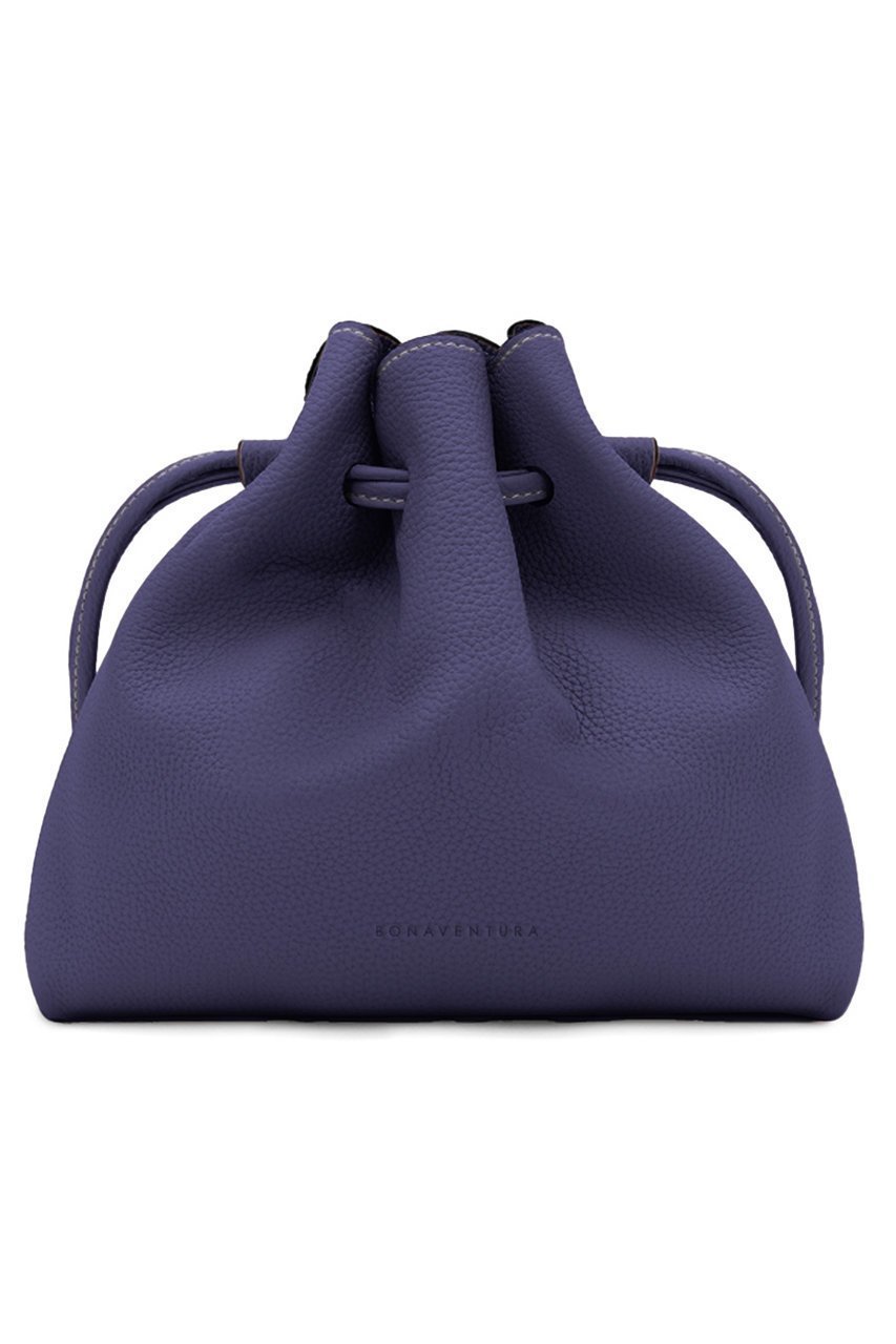 【ボナベンチュラ/BONAVENTURA】のノア バッグ シュリンクレザー インテリア・キッズ・メンズ・レディースファッション・服の通販 founy(ファニー) ファッション Fashion レディースファッション Fashion for Women ポーチ&ミニバッグ Pouches & Mini Bags コンパクト Compact, Small Size コーティング Coating, Coated Finish 巾着 Drawstring Bag, Kinchaku ドローストリング Drawstring, Pull Cord ユニセックス Unisex, Genderless エレガント 上品 Elegant インディゴ|ID: prp329100004309714 ipo3291000000032798508