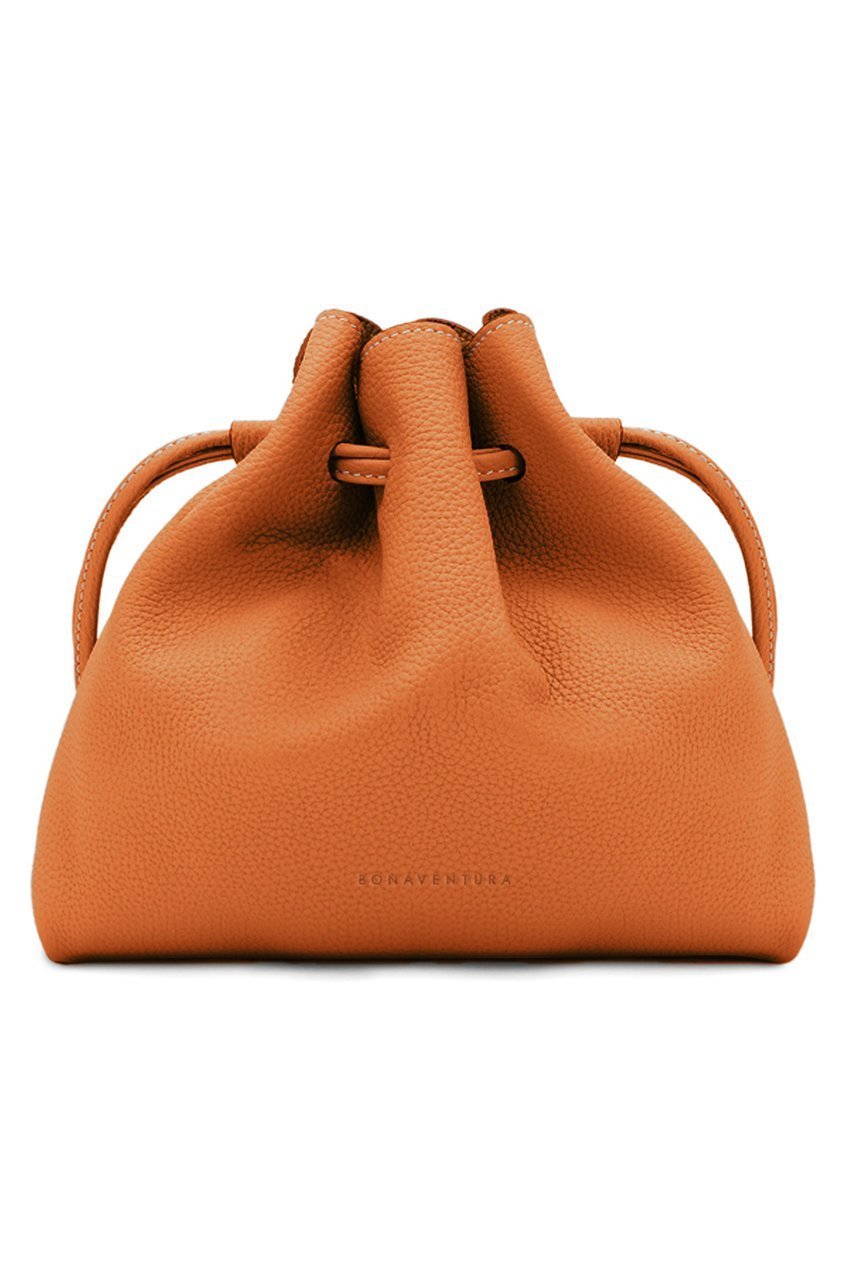 【ボナベンチュラ/BONAVENTURA】のノア バッグ シュリンクレザー インテリア・キッズ・メンズ・レディースファッション・服の通販 founy(ファニー) ファッション Fashion レディースファッション Fashion for Women ポーチ&ミニバッグ Pouches & Mini Bags コンパクト Compact, Small Size コーティング Coating, Coated Finish 巾着 Drawstring Bag, Kinchaku ドローストリング Drawstring, Pull Cord ユニセックス Unisex, Genderless エレガント 上品 Elegant オレンジ|ID: prp329100004309714 ipo3291000000032798512