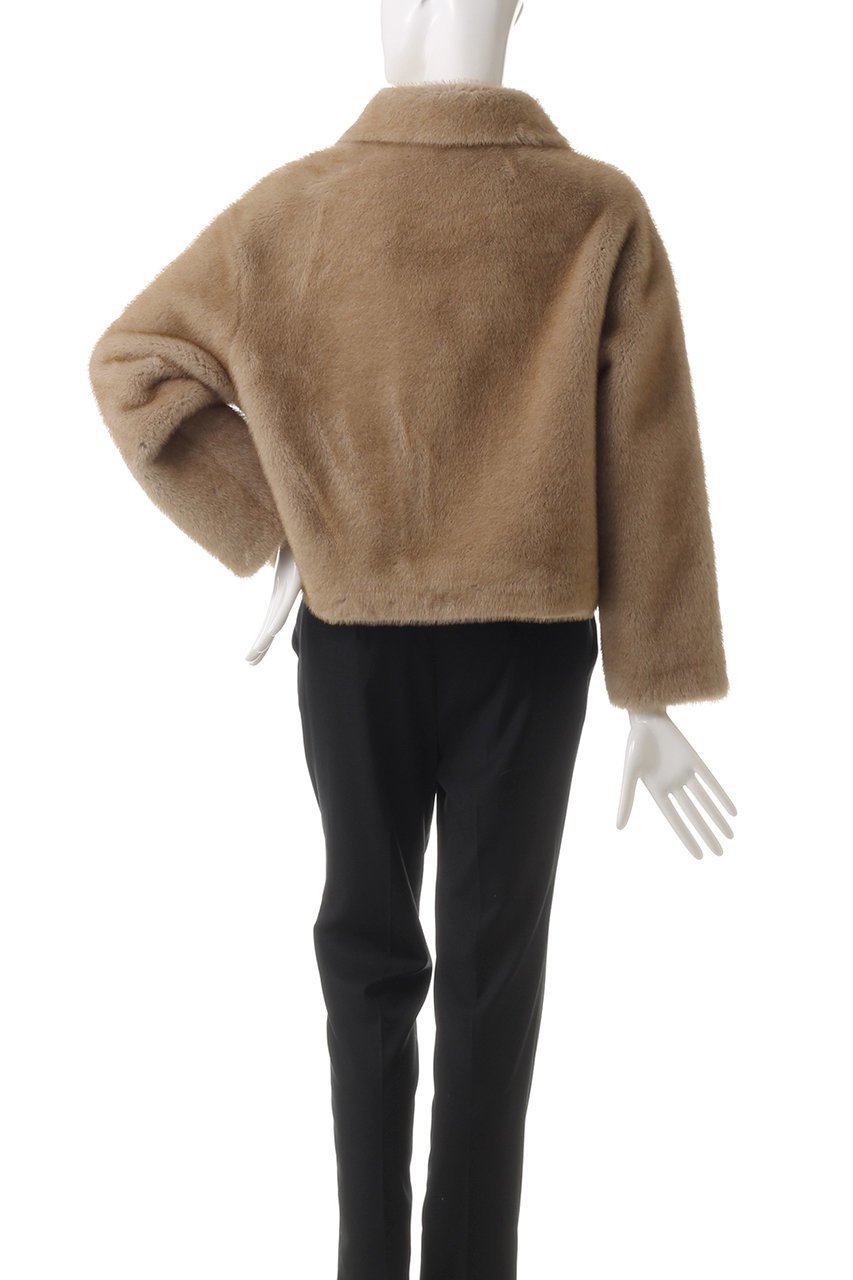 【アルアバイル/allureville】のフェイクミンクファーブルゾン 人気、トレンドファッション・服の通販 founy(ファニー) 　ファッション　Fashion　レディースファッション　Fashion for Women　アウター　Coat / Outerwear Collection　レディースジャケット・軽アウター　Jackets　ブルゾンジャケット・スポーティアウター　Blouson Jackets　なめらか　Smooth, Silky Texture　ジップ　Zip, Zipper　ジャケット　Jacket, Outerwear　スマート　Smart, Elegant　フェイクファー　Faux Fur, Imitation Fur　ブルゾン　Blouson, Bomber Jacket　エレガント 上品　Elegant　other-4|ID: prp329100004309723 ipo3291000000032932486