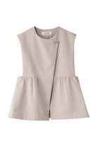 【ウィムガゼット/Whim Gazette】の【THE PAUSE】ペプラムジレ ピンクベージュ|ID: prp329100004309724 ipo3291000000035720656