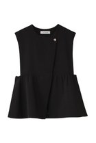 【ウィムガゼット/Whim Gazette】の【THE PAUSE】ペプラムジレ ブラック|ID: prp329100004309724 ipo3291000000035720657