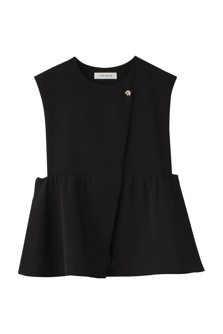 【ウィムガゼット/Whim Gazette】の【THE PAUSE】ペプラムジレ インテリア・キッズ・メンズ・レディースファッション・服の通販 founy(ファニー) ファッション Fashion レディースファッション Fashion for Women アウター Coat / Outerwear Collection レディースジャケット・軽アウター Jackets おすすめ Recommended / Our Picks アシンメトリー Asymmetrical Style ジャケット Jacket, Outerwear セットアップ Set-Up, Coordinated Outfit パーティ Party, Party Style ベスト Vest, Waistcoat ブラック|ID: prp329100004309724 ipo3291000000035720657