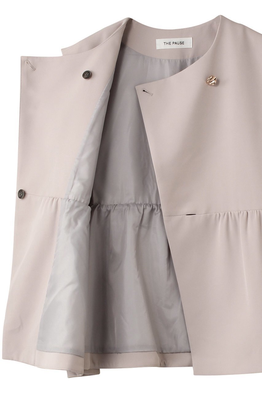 【ウィムガゼット/Whim Gazette】の【THE PAUSE】ペプラムジレ 人気、トレンドファッション・服の通販 founy(ファニー) ファッション Fashion レディースファッション Fashion for Women アウター Coat / Outerwear Collection レディースジャケット・軽アウター Jackets おすすめ Recommended / Our Picks アシンメトリー Asymmetrical Style ジャケット Jacket, Outerwear セットアップ Set-Up, Coordinated Outfit パーティ Party, Party Style ベスト Vest, Waistcoat other-6|ID: prp329100004309724 ipo3291000000035720662