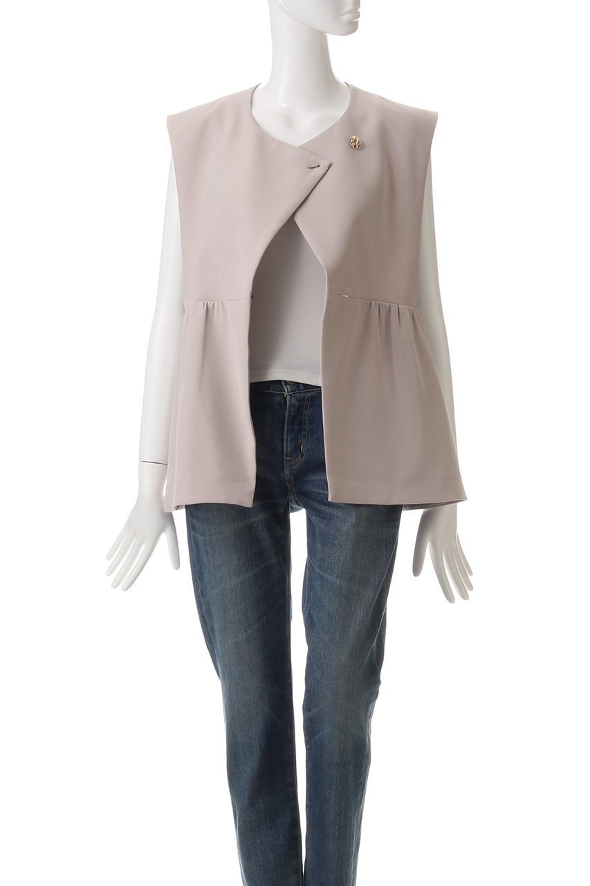 【ウィムガゼット/Whim Gazette】の【THE PAUSE】ペプラムジレ 人気、トレンドファッション・服の通販 founy(ファニー) ファッション Fashion レディースファッション Fashion for Women アウター Coat / Outerwear Collection レディースジャケット・軽アウター Jackets おすすめ Recommended / Our Picks アシンメトリー Asymmetrical Style ジャケット Jacket, Outerwear セットアップ Set-Up, Coordinated Outfit パーティ Party, Party Style ベスト Vest, Waistcoat other-7|ID: prp329100004309724 ipo3291000000035720663