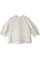 【ウィムガゼット/Whim Gazette】の【THE PAUSE】ジャガードパフスリーブブラウス 人気、トレンドファッション・服の通販 founy(ファニー) ファッション Fashion レディースファッション Fashion for Women トップス・カットソー Cut & Sew Tops シャツ・ブラウス・オフィスカジュアル Elegant Blouses & Button-Ups ジャカード／ジャガード Jacquard, Woven Pattern スリット Slit, Slit Detail スリーブ Sleeve, Long Sleeve / Short Sleeve パーティ Party, Party Style ロング Long, Long-Length 無地 Plain, Solid Color thumbnail アイボリー|ID: prp329100004309727 ipo3291000000032883038