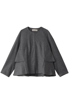 【デザイン ワークス/DESIGN WORKS】のバックフリルジャケット 人気、トレンドファッション・服の通販 founy(ファニー) ファッション Fashion レディースファッション Fashion for Women アウター Coat / Outerwear Collection レディースジャケット・軽アウター Jackets シンプル Simple, Minimal ジャケット Jacket, Outerwear フリル Frill, Ruffle フロント Front, Front Design マニッシュ Mannish, Boyish |ID:prp329100004309731