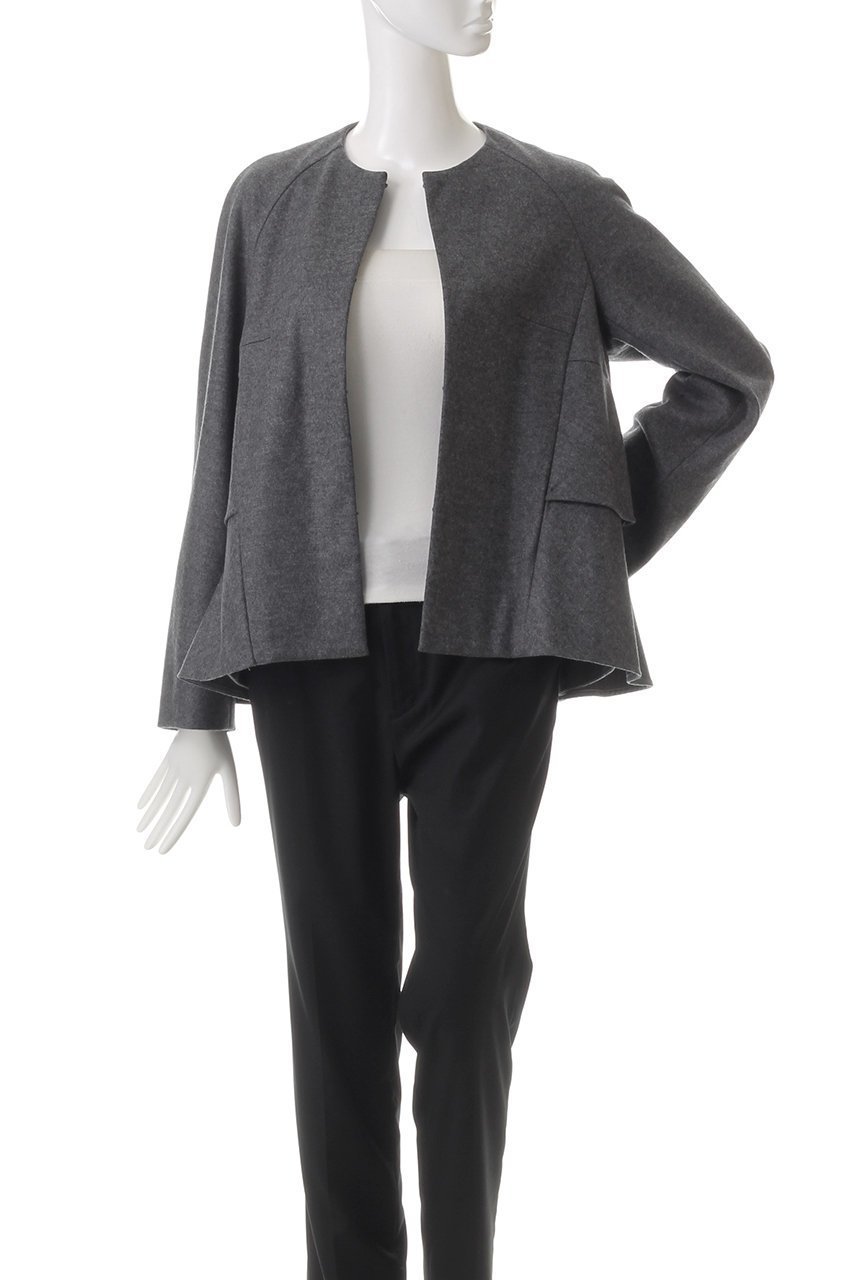 【デザイン ワークス/DESIGN WORKS】のバックフリルジャケット 人気、トレンドファッション・服の通販 founy(ファニー) 　ファッション　Fashion　レディースファッション　Fashion for Women　アウター　Coat / Outerwear Collection　レディースジャケット・軽アウター　Jackets　シンプル　Simple, Minimal　ジャケット　Jacket, Outerwear　フリル　Frill, Ruffle　フロント　Front, Front Design　マニッシュ　Mannish, Boyish　other-7|ID: prp329100004309731 ipo3291000000035370538