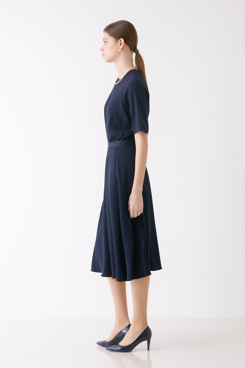 【デザイン ワークス/DESIGN WORKS】のトリアセジョーゼットワンピース 人気、トレンドファッション・服の通販 founy(ファニー) 　ファッション　Fashion　レディースファッション　Fashion for Women　ワンピース　Dresses　チュニック　Tunic Tops & Dresses　オケージョン　Occasion Wear　シンプル　Simple, Minimal　ジャケット　Jacket, Outerwear　チュニック　Tunic, Long Top　パーティ　Party, Party Style　ロング　Long, Long-Length　other-8|ID: prp329100004309737 ipo3291000000035752692