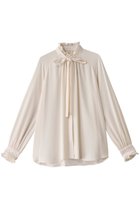 【デザイン ワークス/DESIGN WORKS】のフリルカラーリボンブラウス アイボリー|ID: prp329100004309739 ipo3291000000035551753
