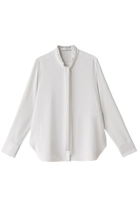 【ベイジ,/BEIGE,】のEVA(エバ)/ブラウス 人気、トレンドファッション・服の通販 founy(ファニー) ファッション Fashion レディースファッション Fashion for Women トップス・カットソー Cut & Sew Tops シャツ・ブラウス・オフィスカジュアル Elegant Blouses & Button-Ups とろみ Fluid, Flowy Fabric スリーブ Sleeve, Long Sleeve / Short Sleeve ドレープ Drape, Draping Fabric ファブリック Fabric, Textile フリル Frill, Ruffle フロント Front, Front Design ロング Long, Long-Length エレガント 上品 Elegant |ID:prp329100004309741