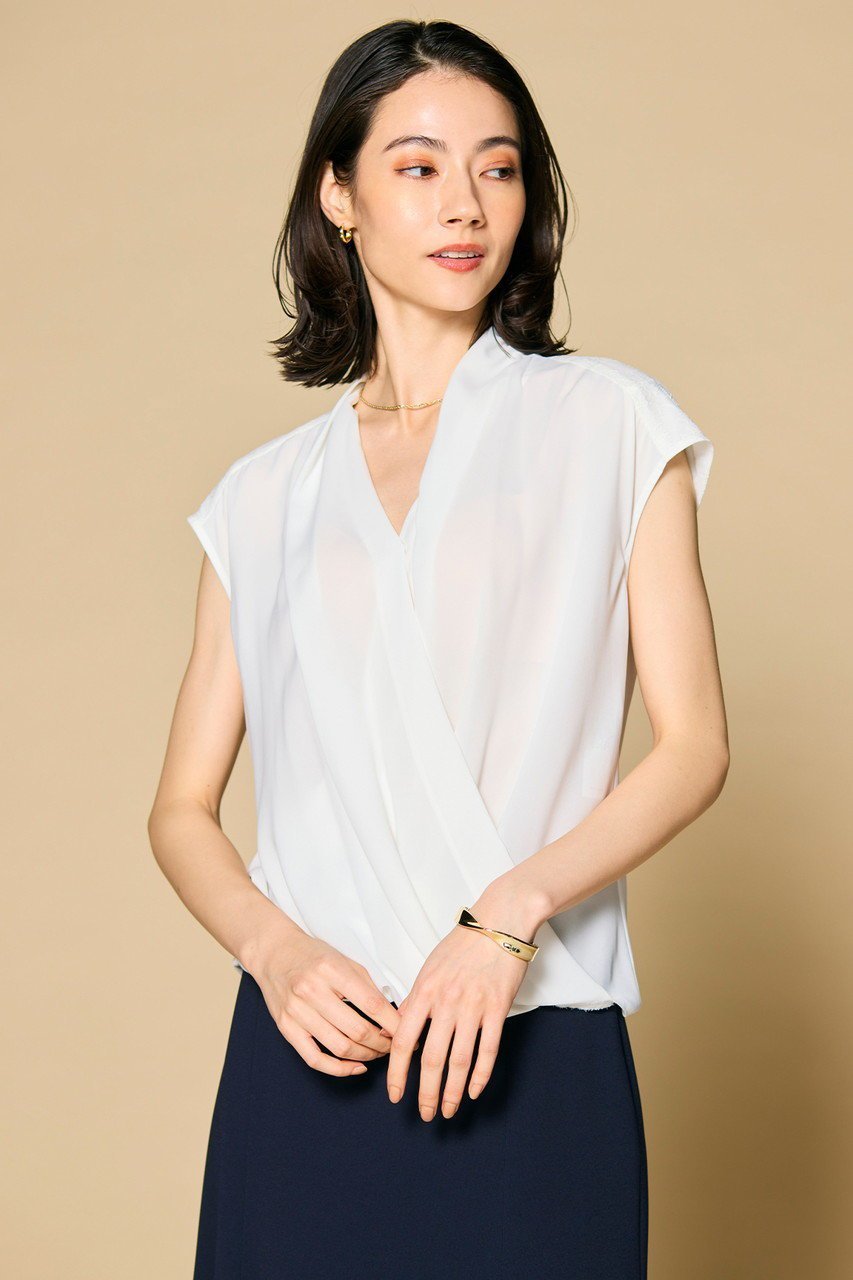 【ベイジ,/BEIGE,】のOLIVE(オリーブ)/ブラウス 人気、トレンドファッション・服の通販 founy(ファニー) 　ファッション　Fashion　レディースファッション　WOMEN　トップス・カットソー　Tops/Tshirt　シャツ/ブラウス　Shirts/Blouses　オケージョン　Occasion　ショート　Short　スリーブ　Sleeve　ドレープ　Drape　フレンチ　French　ヘムライン　Hemline　ラップ　Wrap　レース　Race　other-7|ID: prp329100004309742 ipo3291000000031366985