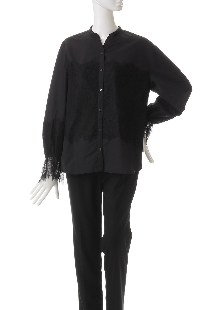 【アルアバイル/allureville】のレーシードッキングシャツ 人気、トレンドファッション・服の通販 founy(ファニー) 　ファッション　Fashion　レディースファッション　WOMEN　トップス・カットソー　Tops/Tshirt　シャツ/ブラウス　Shirts/Blouses　スリーブ　Sleeve　ドッキング　Docking　バランス　Balance　レース　Race　ロング　Long　エレガント 上品　Elegant　再入荷　Restock/Back In Stock/Re Arrival　other-2|ID: prp329100004309748 ipo3291000000031367054