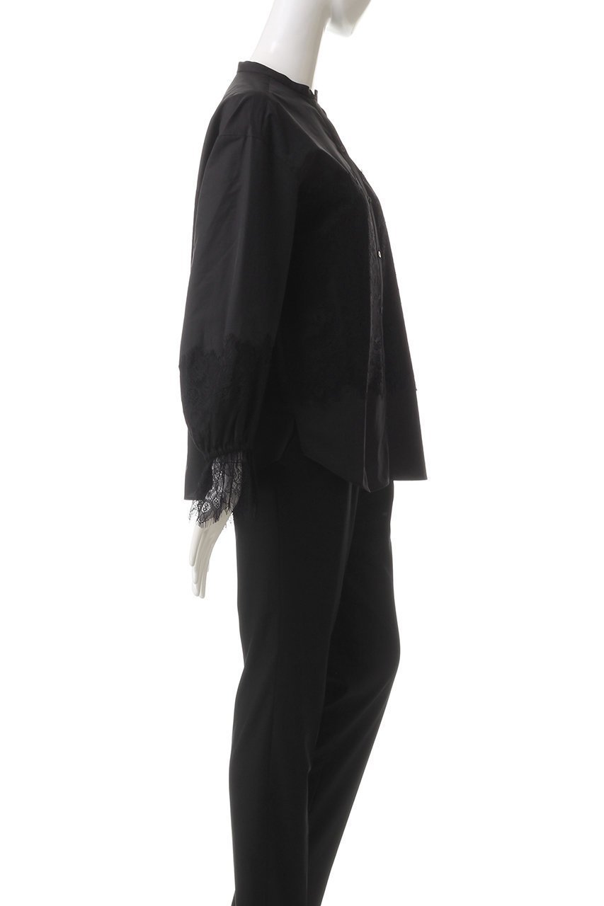 【アルアバイル/allureville】のレーシードッキングシャツ 人気、トレンドファッション・服の通販 founy(ファニー) 　ファッション　Fashion　レディースファッション　Fashion for Women　トップス・カットソー　Cut & Sew Tops　シャツ・ブラウス・オフィスカジュアル　Elegant Blouses & Button-Ups　スリーブ　Sleeve, Long Sleeve / Short Sleeve　ドッキング　Docking, Mixed Material　バランス　Balance, Style Balance　レース　Lace, Lace Fabric　ロング　Long, Long-Length　エレガント 上品　Elegant　other-3|ID: prp329100004309748 ipo3291000000032841423