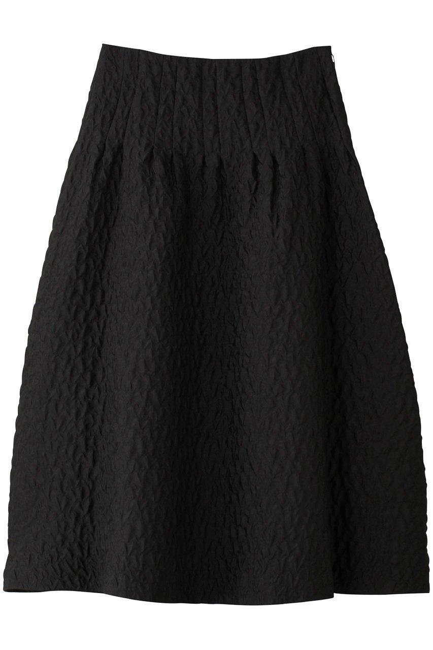 【アルアバイル/allureville】のフクレJQタックスカート インテリア・キッズ・メンズ・レディースファッション・服の通販 founy(ファニー) 　ファッション　Fashion　レディースファッション　Fashion for Women　スカート　Skirts　ロングスカート　Long Skirts / Maxi & Midi Skirts　エレガント 上品　Elegant　ジャカード／ジャガード　Jacquard, Woven Pattern　ホリデーシーズン　Holiday Season　ロング　Long, Long-Length　再入荷　Restock / Back in Stock　ブラック|ID: prp329100004309749 ipo3291000000032822749