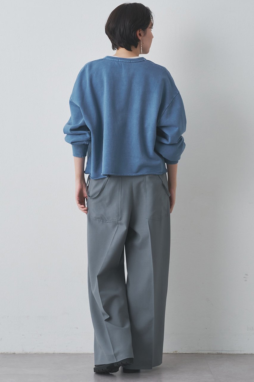 【ウィムガゼット/Whim Gazette】のピグメントスウェットVネックプルオーバー 人気、トレンドファッション・服の通販 founy(ファニー) 　ファッション　Fashion　レディースファッション　Fashion for Women　トップス・カットソー　Cut & Sew Tops　シャツ・ブラウス・オフィスカジュアル　Elegant Blouses & Button-Ups　レディースパーカー・カジュアルフーディー　Casual Hoodies & Sweatshirts　ロングTシャツ・Tシャツ　Longline T-Shirts & Tees　カジュアルプルオーバー・ニットトップス　Pullovers & Knit Tops / Casual Pullovers　スウェット・クルーネックトップス　Sweatshirts & Crewnecks / Relaxed Fit Sweat Tops　カットソー・ベーシックTシャツ　Cut-and-Sewn Tops / Stretch Tees & Basics　Vネックトップス　V-Neck Tops / V-Cut Neckline Shirts　ヴィンテージ　Vintage Style　カットオフ　Cut-Off Design　カリフォルニア　California, Cali Style　キャミソール　Camisole, Spaghetti Strap Top　クロップド　Cropped, Short Length　スリーブ　Sleeve, Long Sleeve / Short Sleeve　ダメージ　Distressed, Destroyed　デニム　Denim, Jeans Material　ロング　Long, Long-Length　おすすめ　Recommended / Our Picks　other-5|ID: prp329100004309750 ipo3291000000032870551