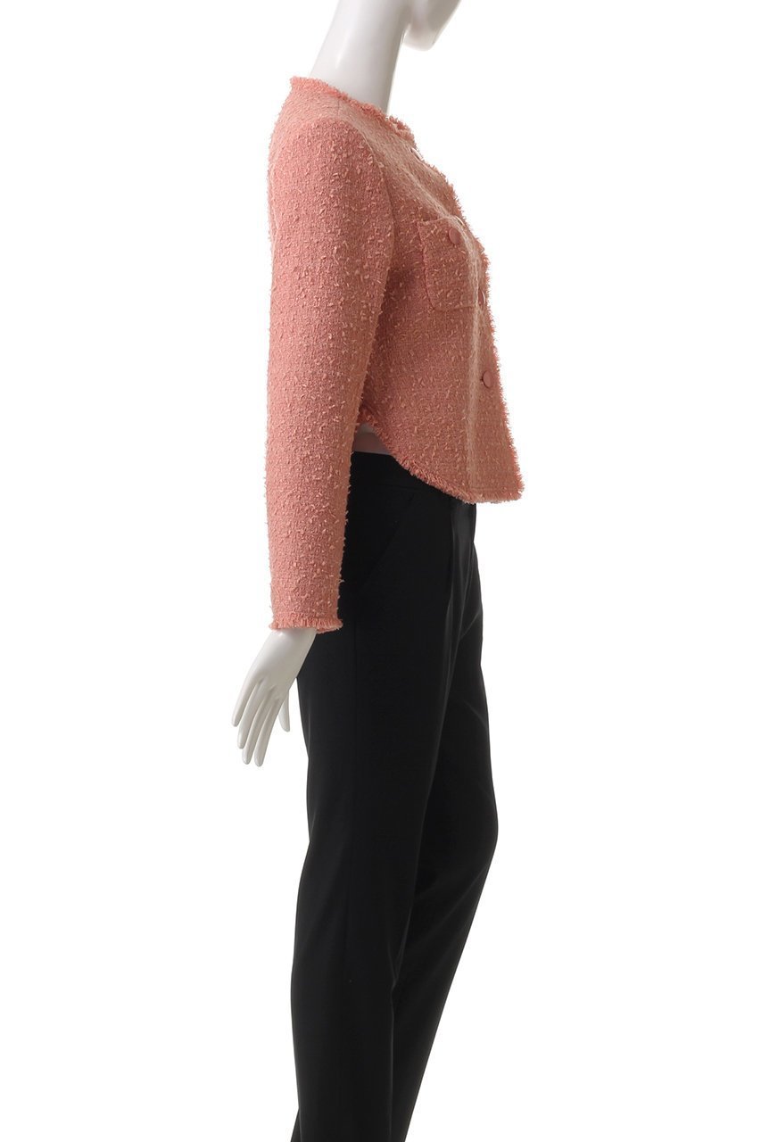 【アルアバイル/allureville】の【LOULOU WILLOUGHBY】ファンシーツイードクルージャケット 人気、トレンドファッション・服の通販 founy(ファニー) 　ファッション　Fashion　レディースファッション　Fashion for Women　アウター　Coat / Outerwear Collection　レディースジャケット・軽アウター　Jackets　ジャケット　Jacket, Outerwear　スリット　Slit, Slit Detail　セットアップ　Set-Up, Coordinated Outfit　ツイード／ツィード　Choker, Choker Necklace　ベーシック　Basic, Essential　ラウンド　Round, Round Neck　春　Spring　other-3|ID: prp329100004309753 ipo3291000000032918488