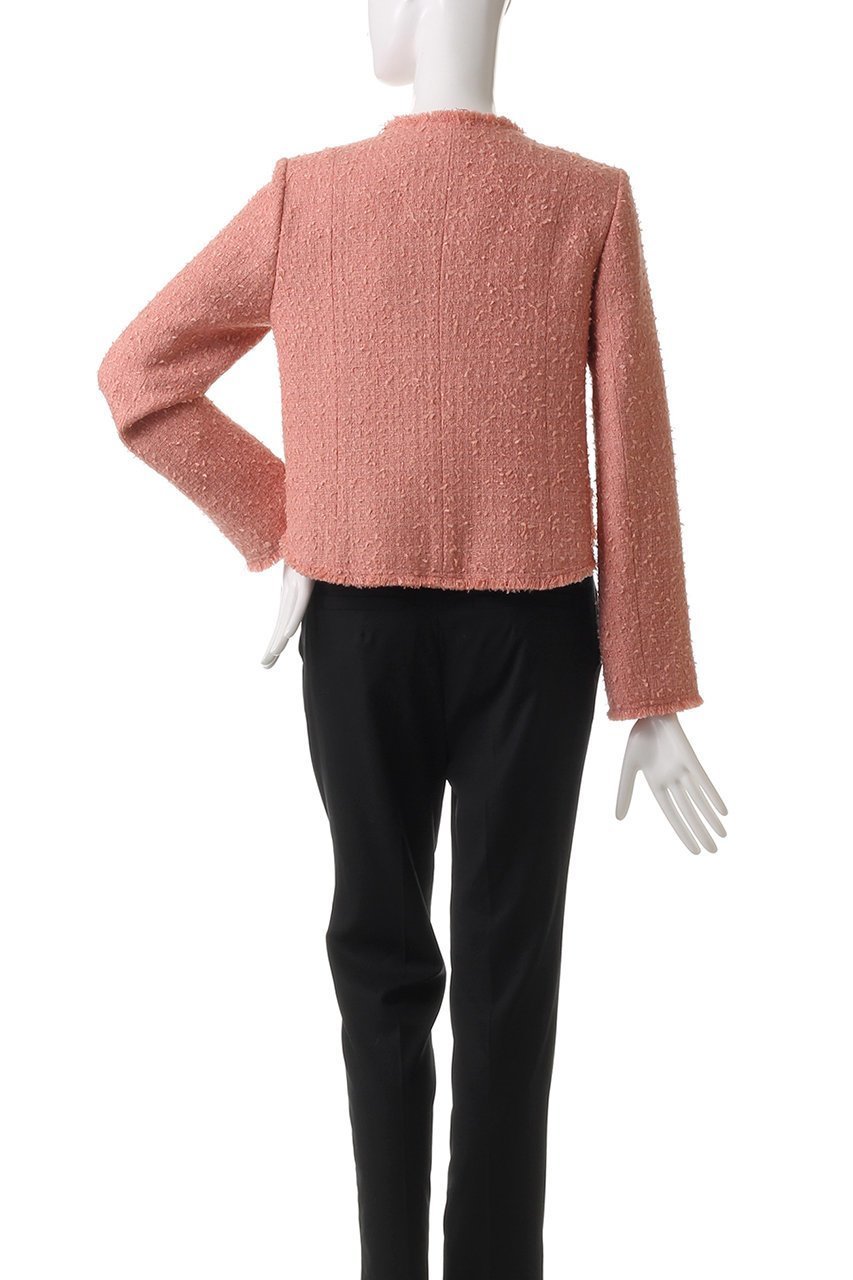 【アルアバイル/allureville】の【LOULOU WILLOUGHBY】ファンシーツイードクルージャケット 人気、トレンドファッション・服の通販 founy(ファニー) 　ファッション　Fashion　レディースファッション　Fashion for Women　アウター　Coat / Outerwear Collection　レディースジャケット・軽アウター　Jackets　ジャケット　Jacket, Outerwear　スリット　Slit, Slit Detail　セットアップ　Set-Up, Coordinated Outfit　ツイード／ツィード　Choker, Choker Necklace　ベーシック　Basic, Essential　ラウンド　Round, Round Neck　春　Spring　other-4|ID: prp329100004309753 ipo3291000000032918498